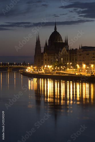 Budapest - parliament by sunrise