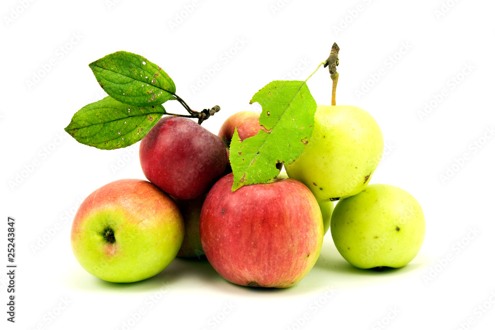 pile of apples isolated on white background pile of apples isolated on white background