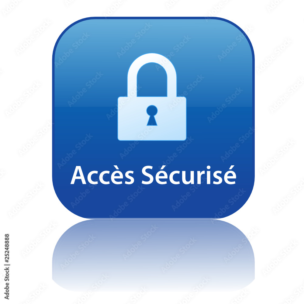 Bouton Web ACCES SECURISE (sécurité accès internet connexion) Bouton Web ACCES SECURISE (sécurité accès internet connexion)
