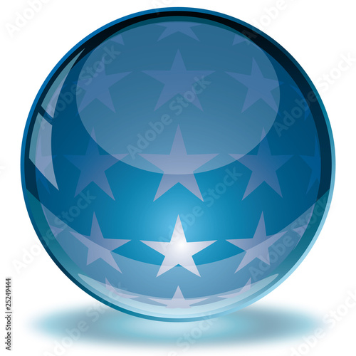 Kristallkugel, Glossy button