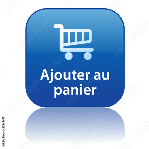 Bouton Web AJOUTER AU PANIER (commander commerce électronique)