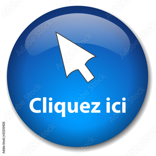 Bouton Web CLIQUEZ ICI (souris pointeur curseur clic connexion)