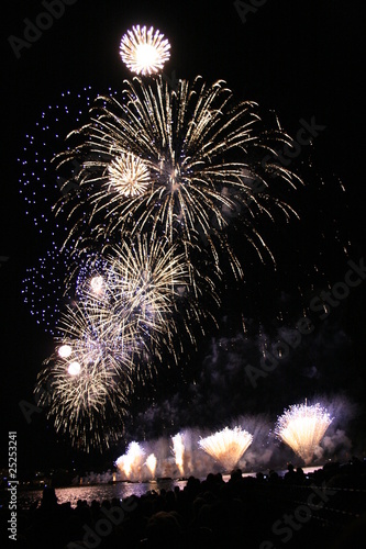 feux artifices fete lac annecy 2010 photo