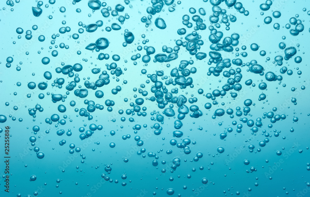 Bubbles in water