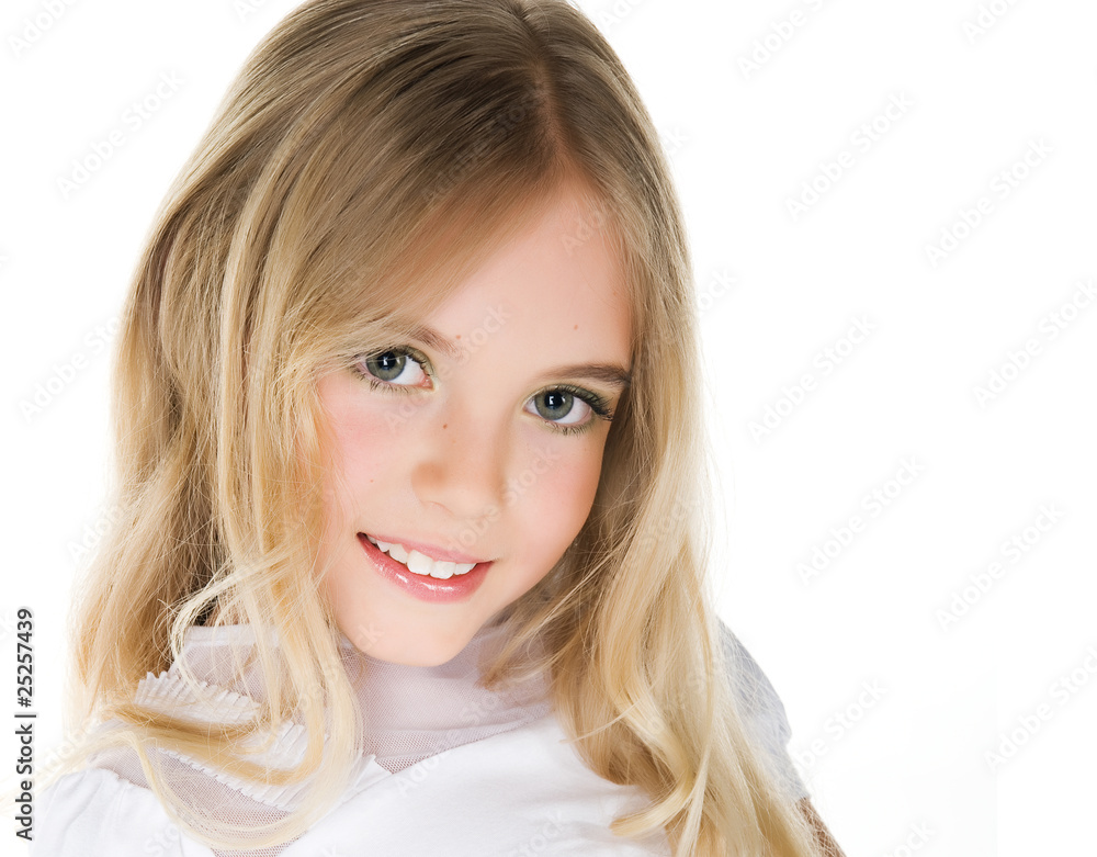Close-up portrait of a pretty little girl Close-up portrait of a pretty little girl