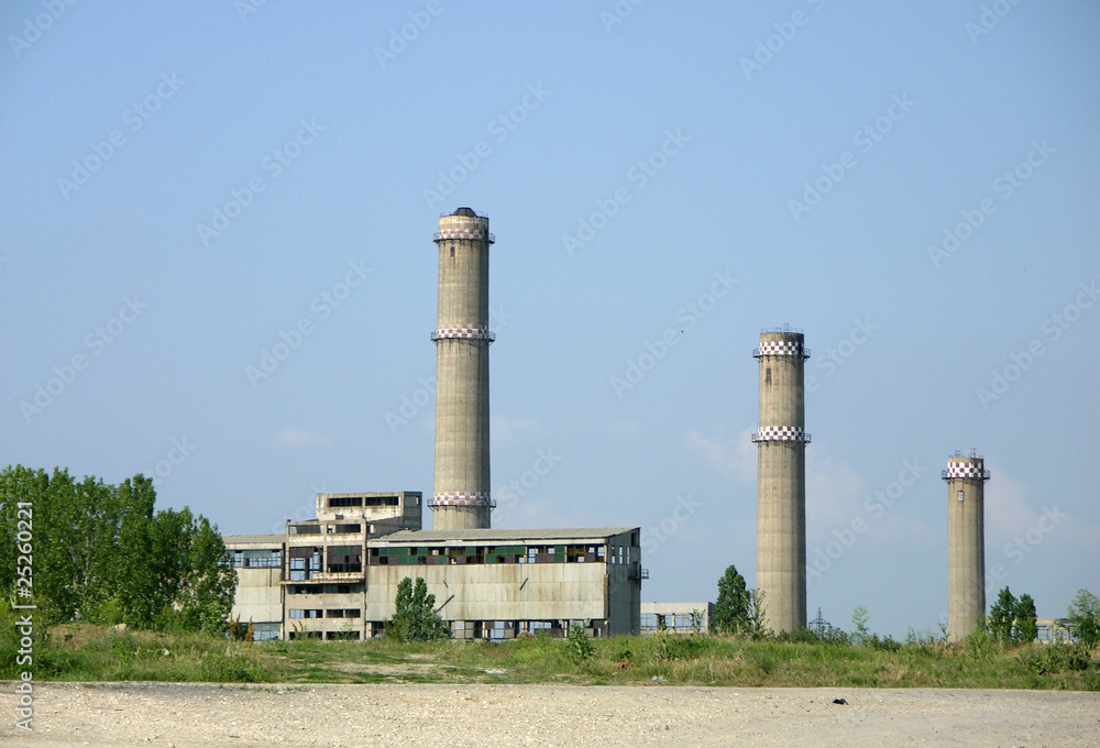 Heavy industry factory abandoned Heavy industry factory abandoned