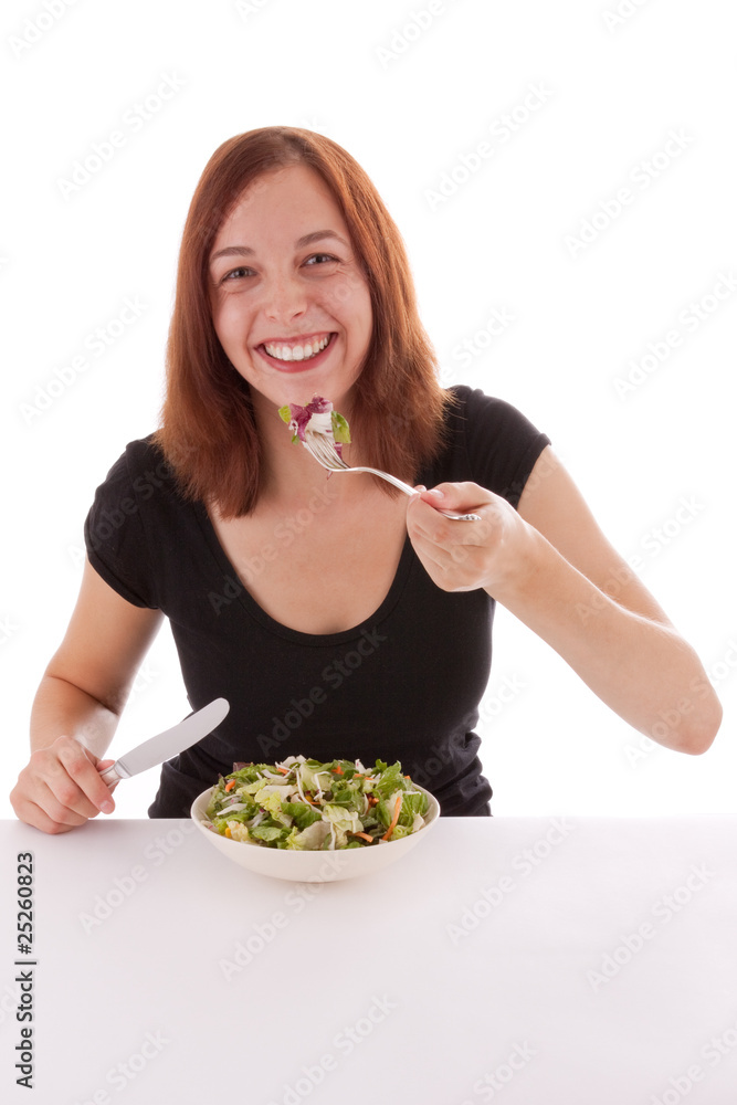 Salat essen Salat essen