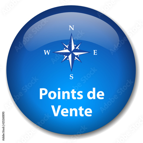 Bouton Web POINTS DE VENTE (itinéraire plan d'accès directions)