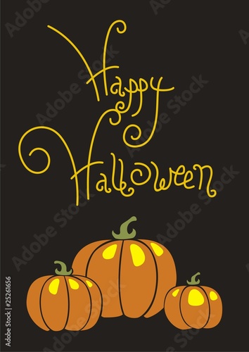 Halloween inscription