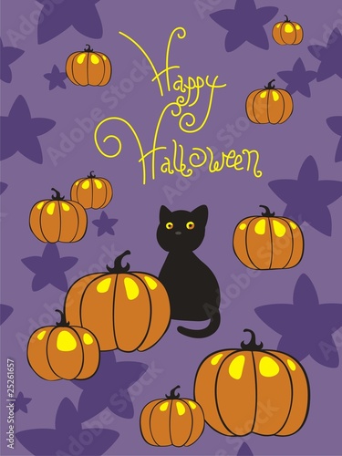Halloween postal