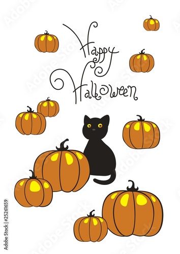 Halloween postal