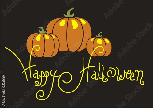 Halloween inscription