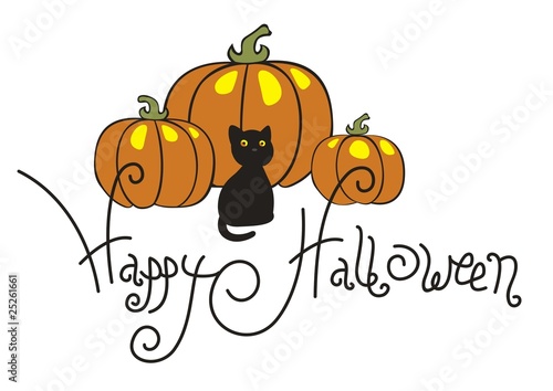 Halloween inscription