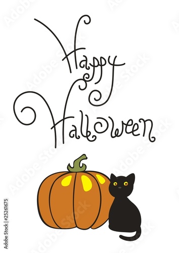 Halloween inscription