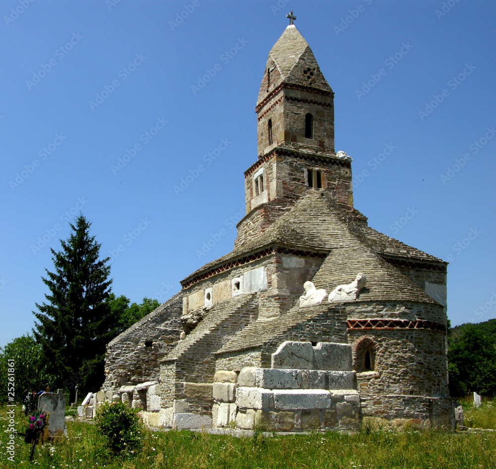 Densus church, landmark of Romania