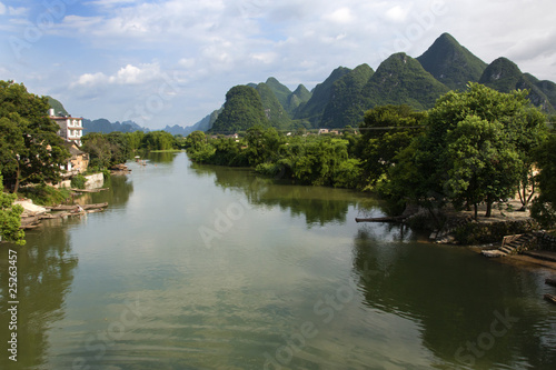 Yulong River valley in Yanghuo, China