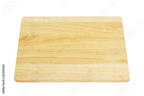 Cutting board isolated on a white background