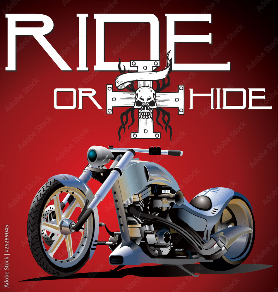 Fototapeta premium Custom bike