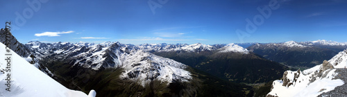 panoramica alta Valtellina dallo Stelvio