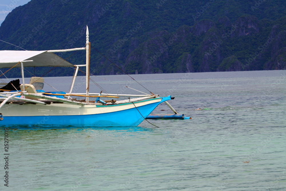 Philippines  white boat