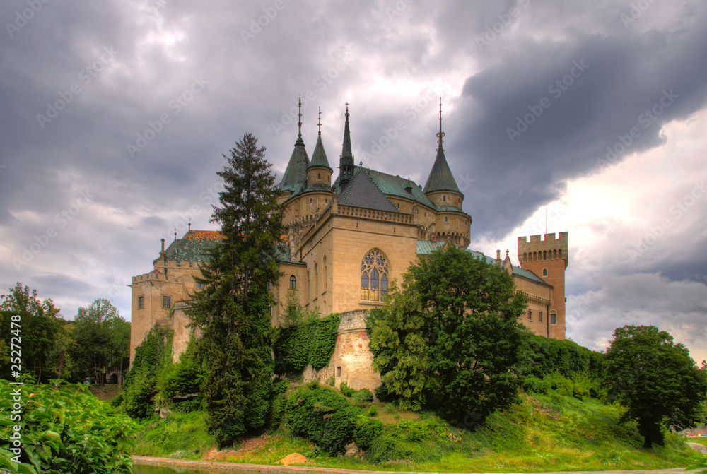 HDR of Castle in Bojnice city in Slovakia HDR of Castle in Bojnice city in Slovakia