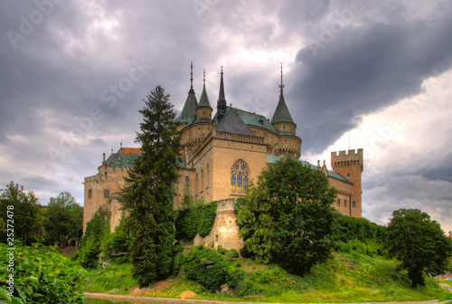 HDR of Castle in Bojnice city in Slovakia