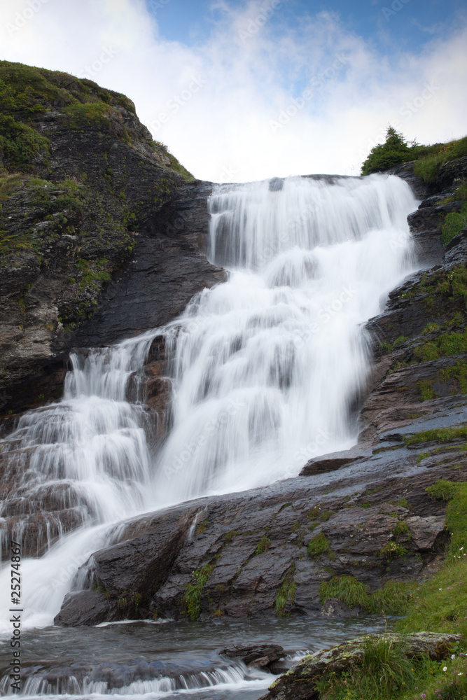 The waterfall