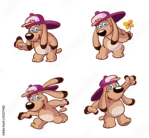 collection of fun brown dogs