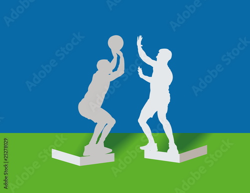 The sportsmen from a paper