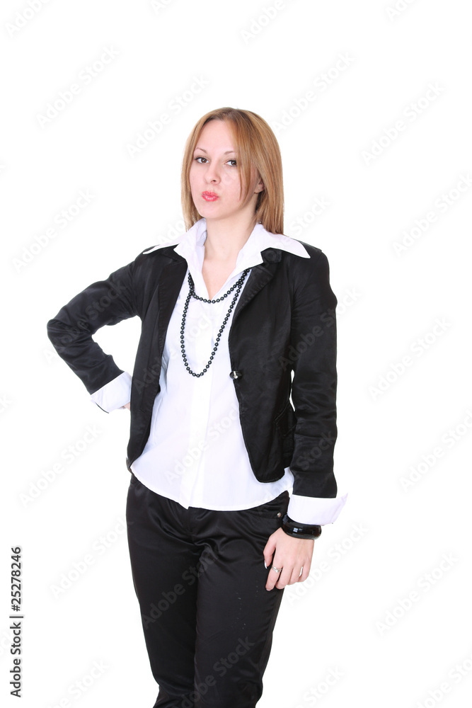 Smiling business woman. Smiling business woman.