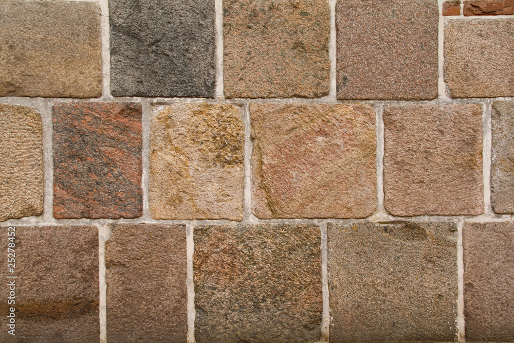 Naklejka premium Natursteinwand