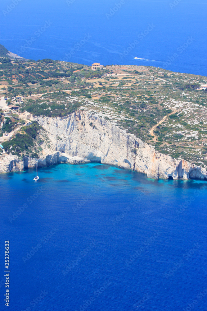 Overview on Zakynthos island