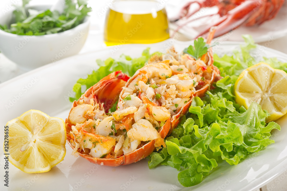 lobster with salad - aragosta e insalata lobster with salad - aragosta e insalata