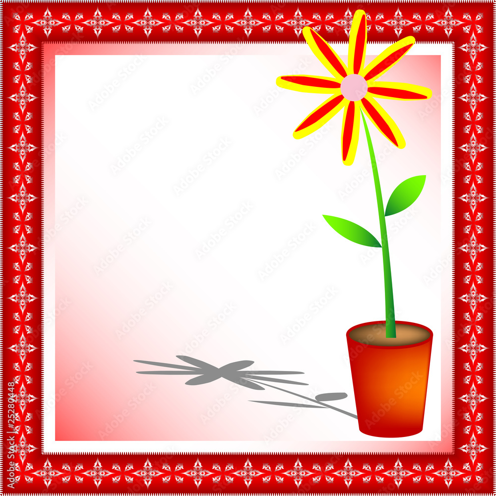 Obraz premium birthday card design