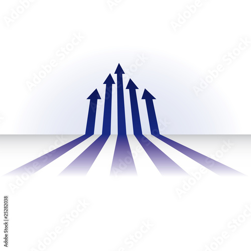 Arrows background vector abstract