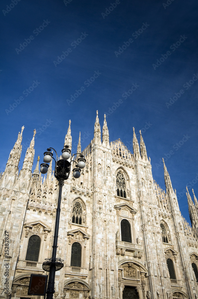 the Duomo Cathedral church  Milan Italy