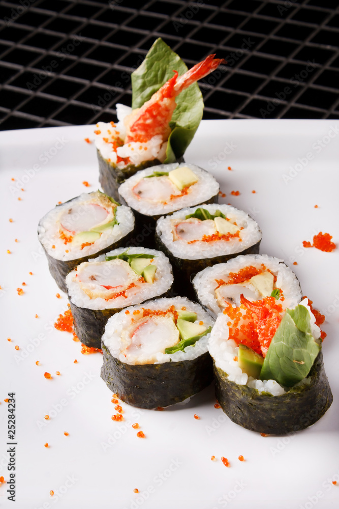 sushi on the plate sushi on the plate