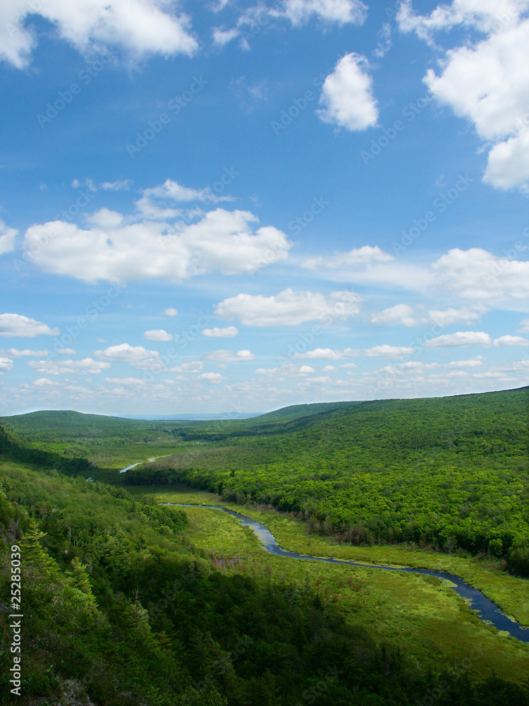 Big Carp River at Porcupine Mountains State Park in Michigan
