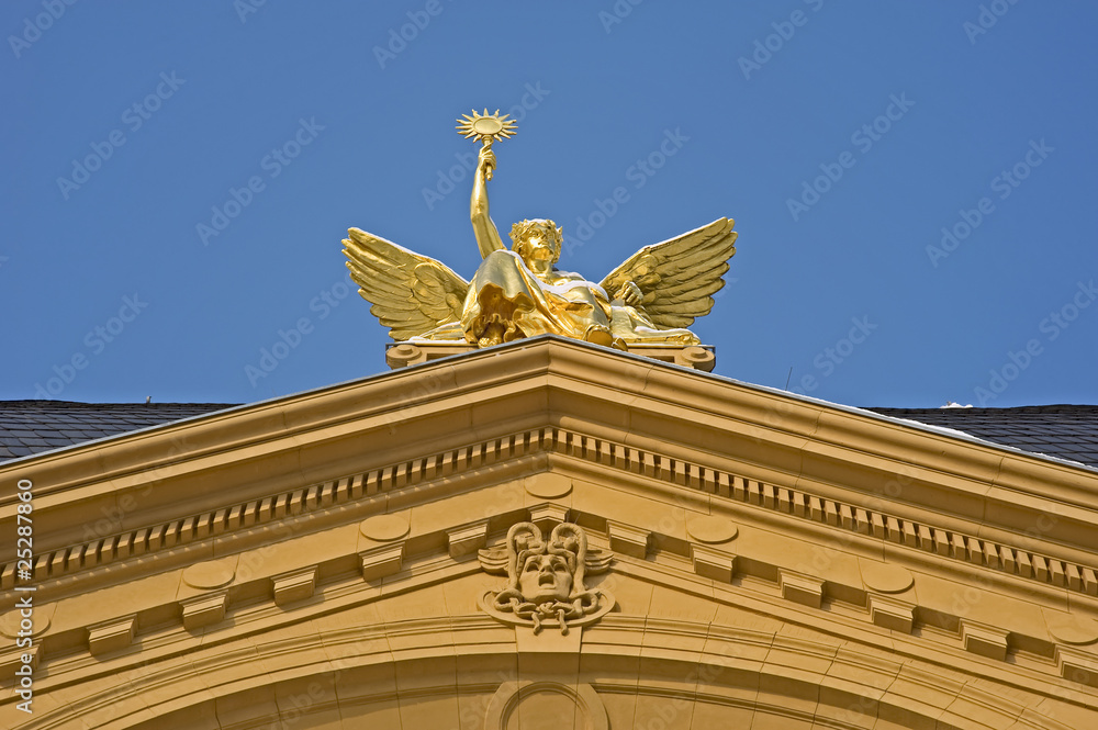 Obraz premium Figur auf dem Theater in Gera