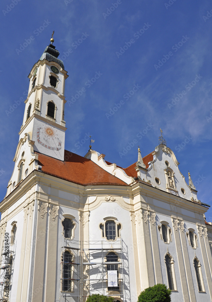 Fototapeta premium Steinhausen, Wallfahrtskirche Unserer Lieben Frau