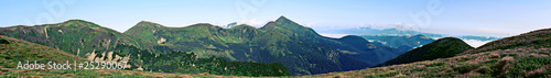 Mountain panorama. Seven shots stitch image