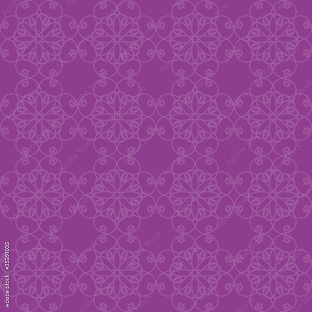 violet background with flowers