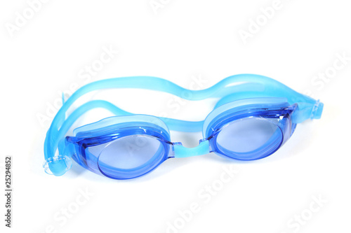 Blue Goggle on white