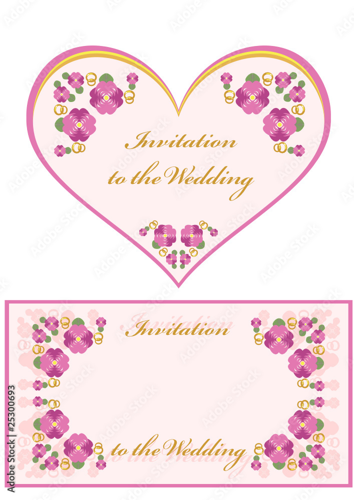 invitation to the wedding