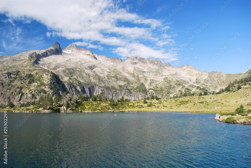 Le lac d'Aumar et le pic de Néouvielle