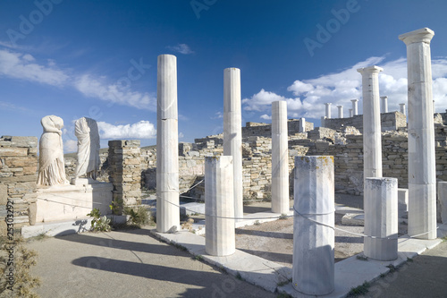 Obraz na plátně Delos Ruins
