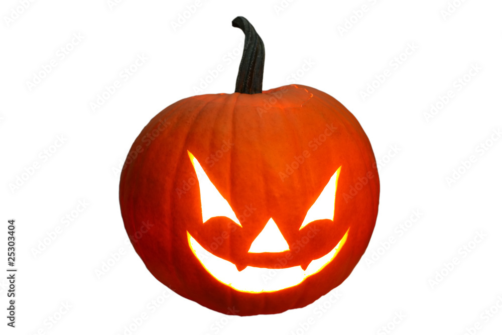 Halloween-Kürbis freigestellt Halloween-Kürbis freigestellt
