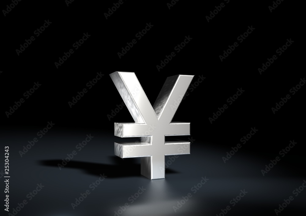 Obraz premium Yen chrome