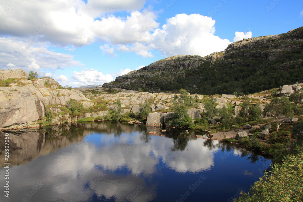 Norway - Preikestolen trail at Rogaland