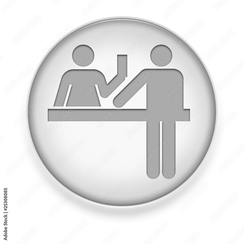 White Button / Icon White Button / Icon